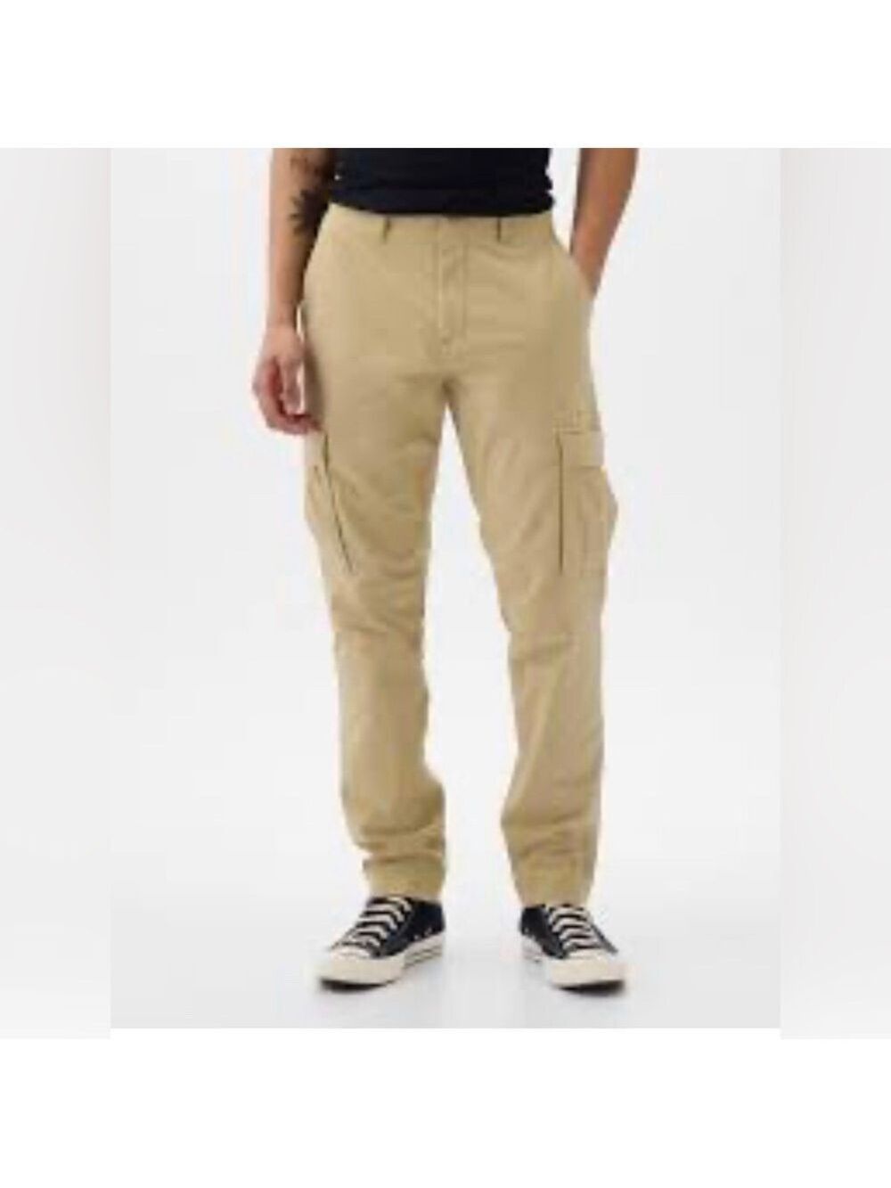 🎈$5 add. GAP Tan Cargo Pants Classic Straight-Leg Cotton